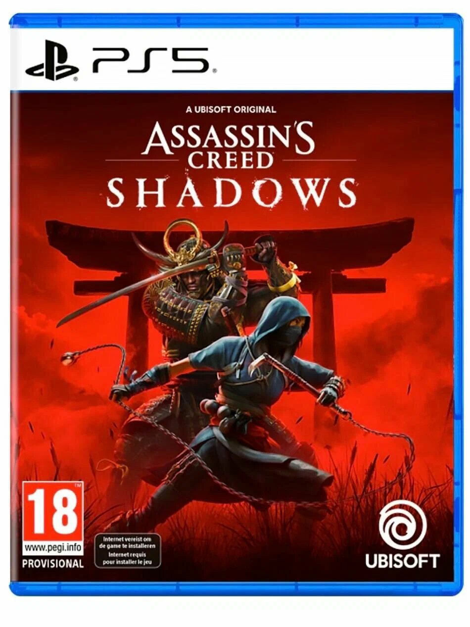 Игра Assassin's Creed: Shadows Standard Edition для Playstation 5 (PS5), русские субтитры, Диск