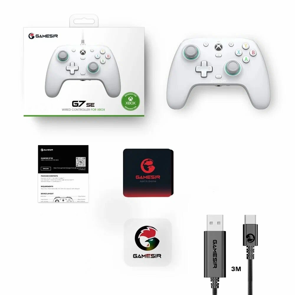 Геймпад проводной для Xbox и ПК Gamesir G7 SE / Джойстик для ПК/PC и Xbox / Контроллер для ПК/PC и Xbox — фото 1