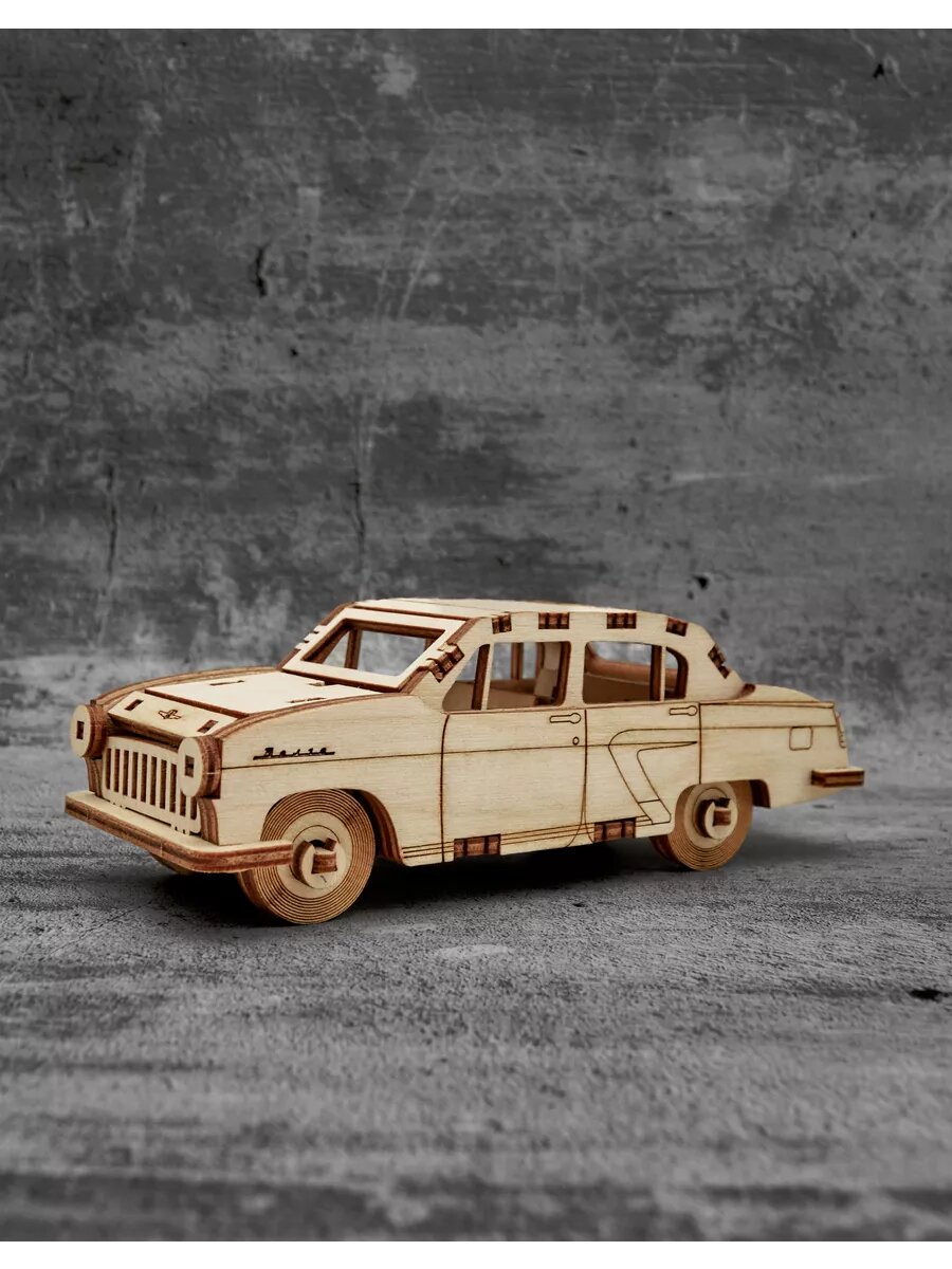 Конструктор для мальчиков-модель автомобиля "ГАЗ 21"