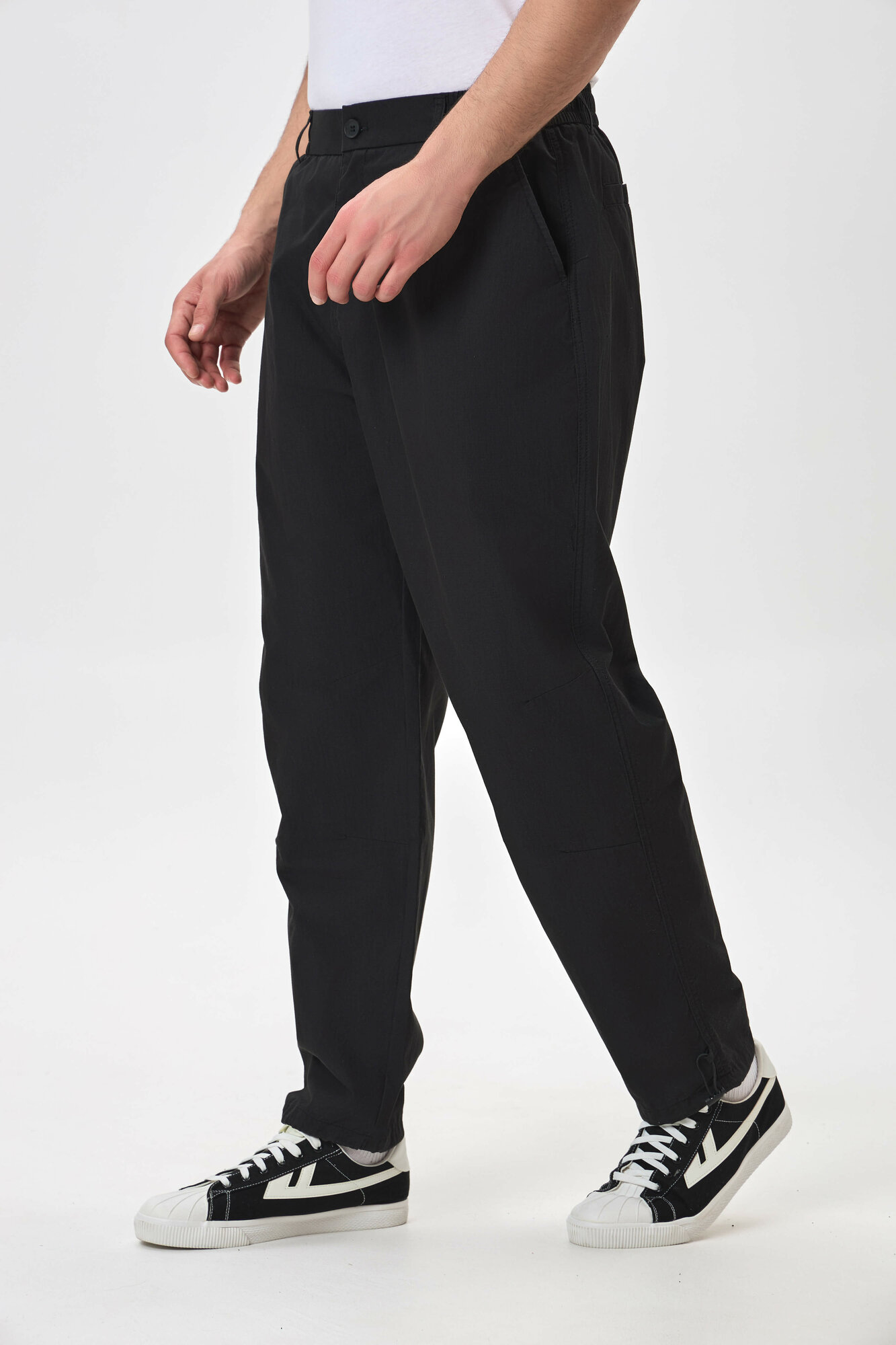 Брюки джоггеры TERRA PRO, размер 32, black — фото 1