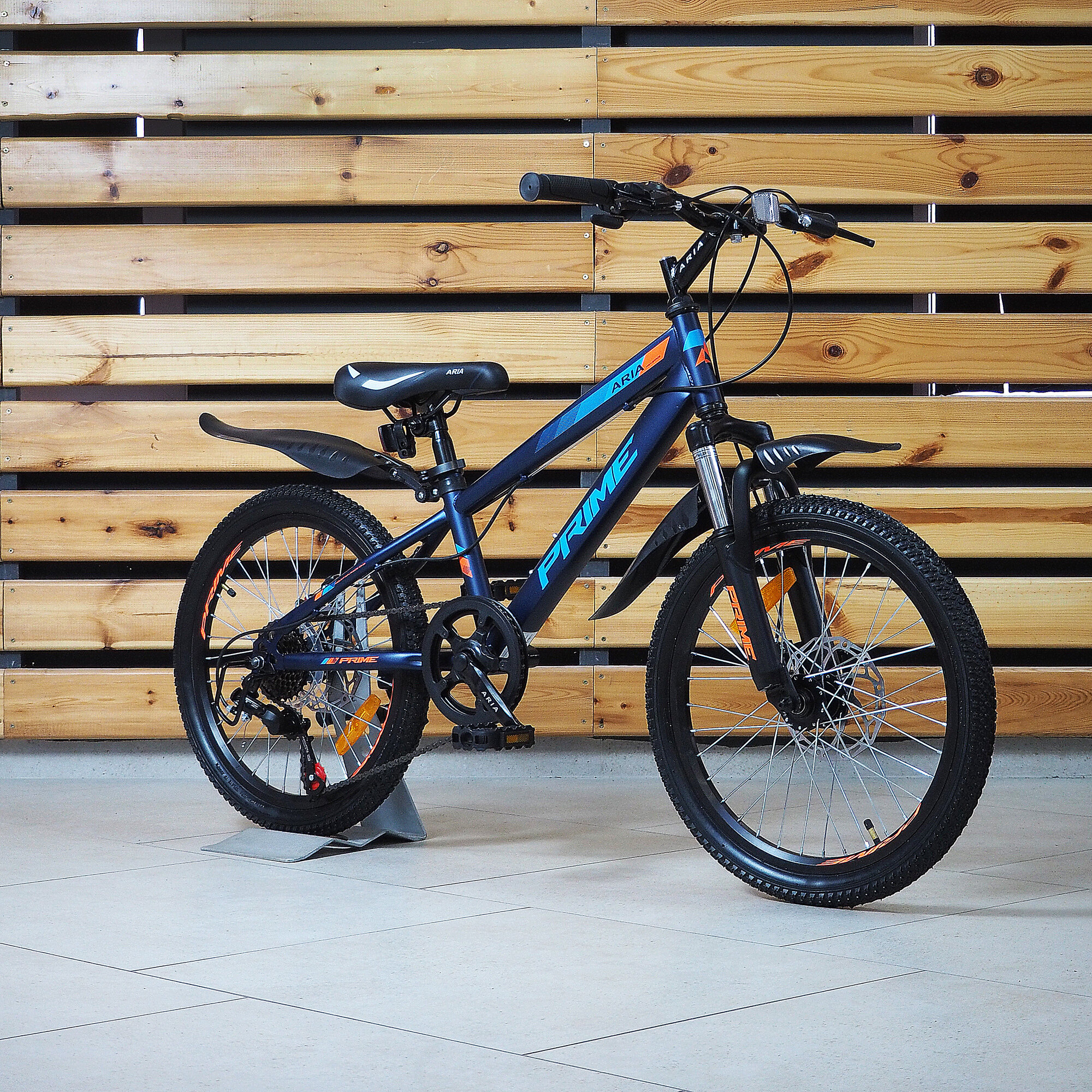 Велосипед детский 20' Aria Prime MS 203 D, аквамарин, SHIMANO, на рост от 120 до 135 см, горный городской скоростной, подростковый для мальчика для девочки, в коробке — фото 1