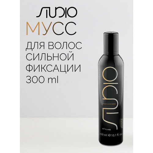 фото Мусс для укладки волос сильной фиксации kapous studio professional, 300 мл