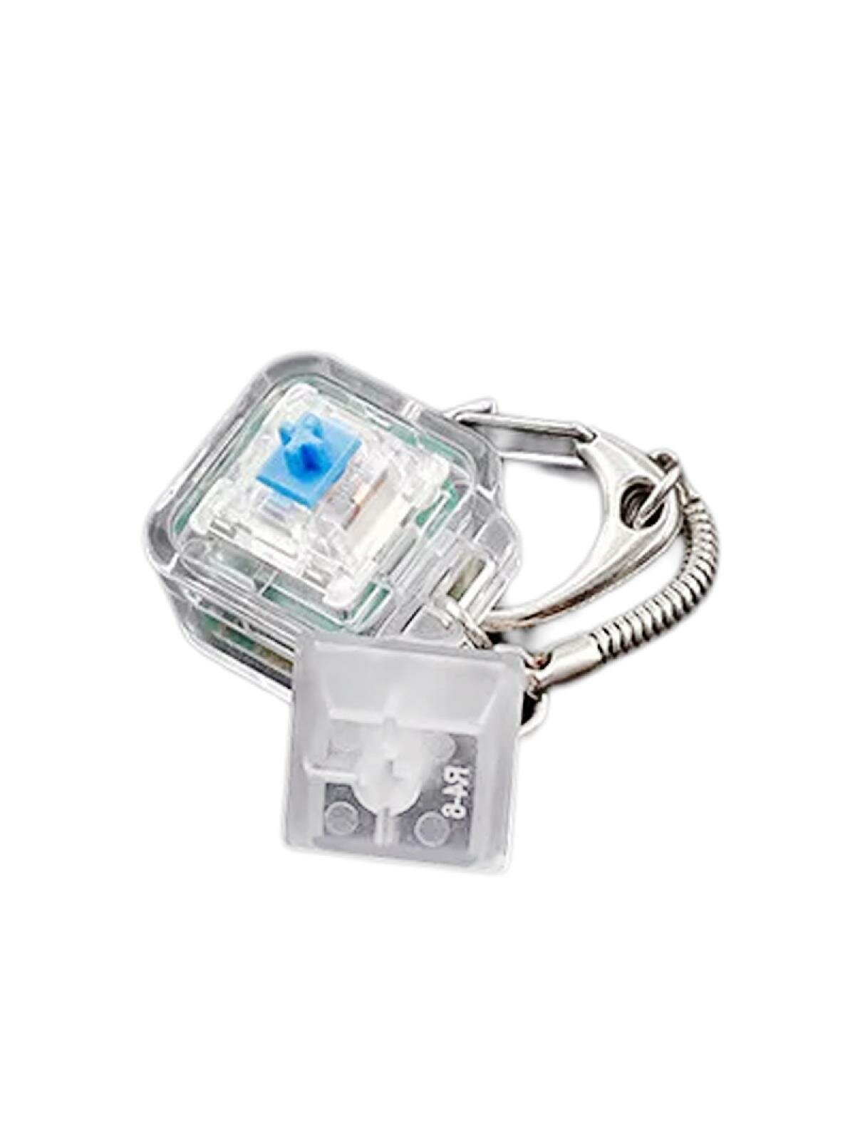 LED Light Keyboards Switches Tester Tool Clear Key Switches Testing Keychain Toy for Mechanical Keyboards