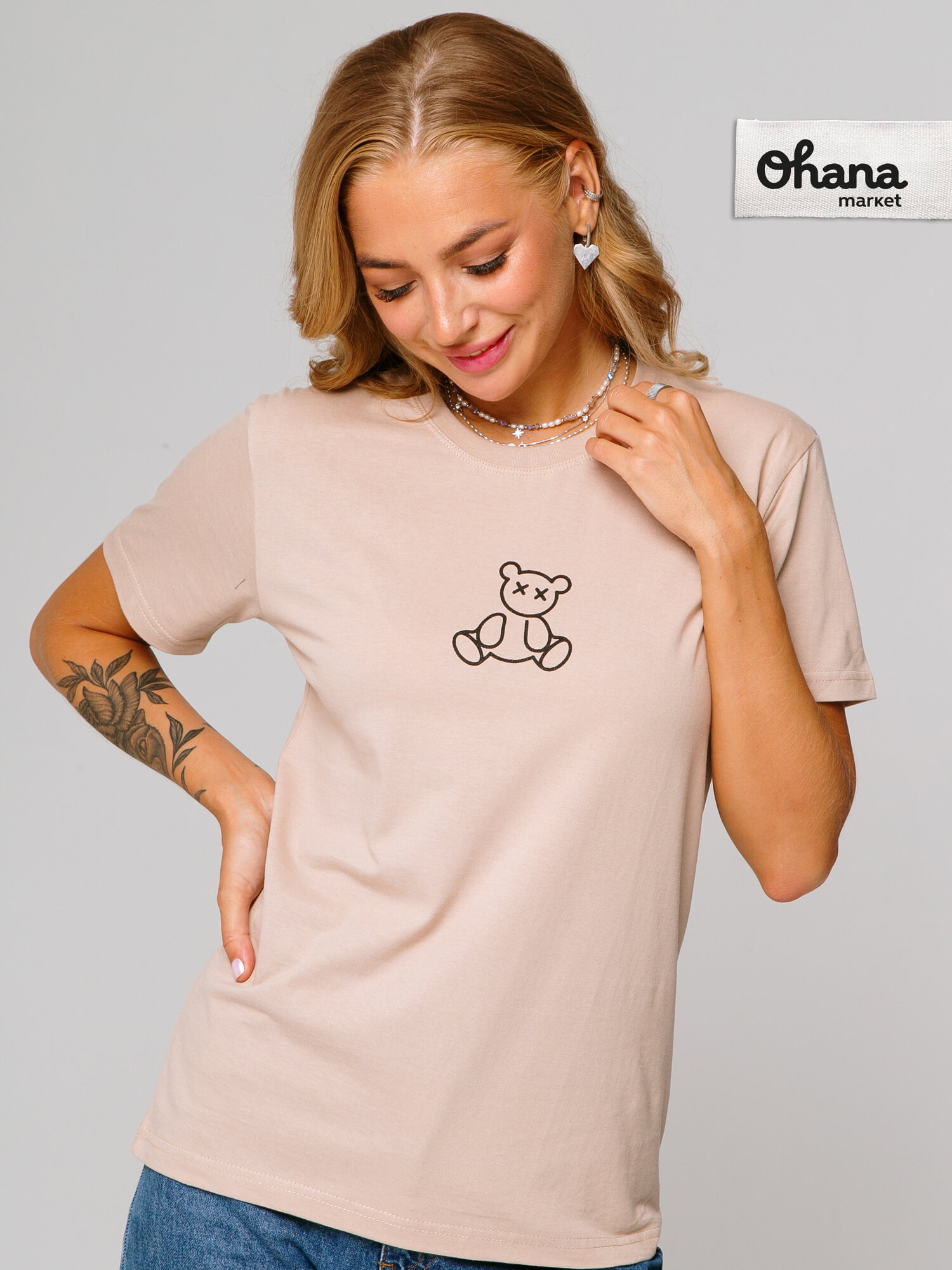 Футболка Ohana market женская базовая