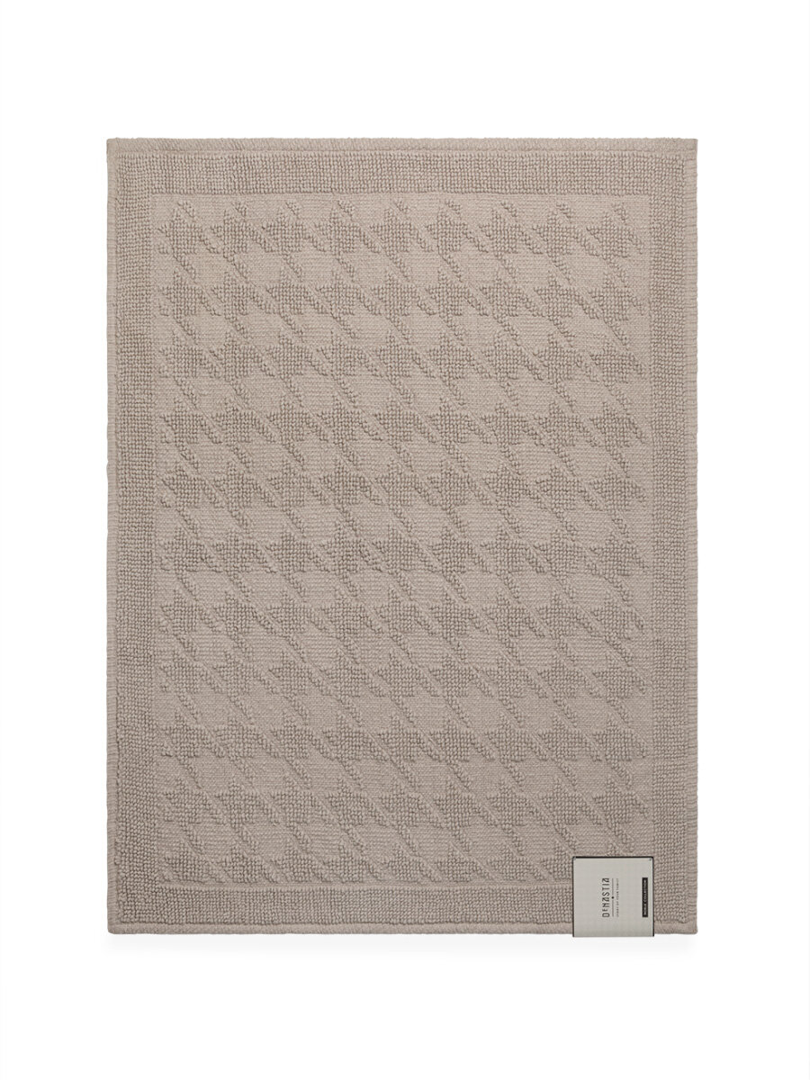 Коврик универсальный DeNASTIA 60x80см, букле , хлопок, бежевый — фото 1