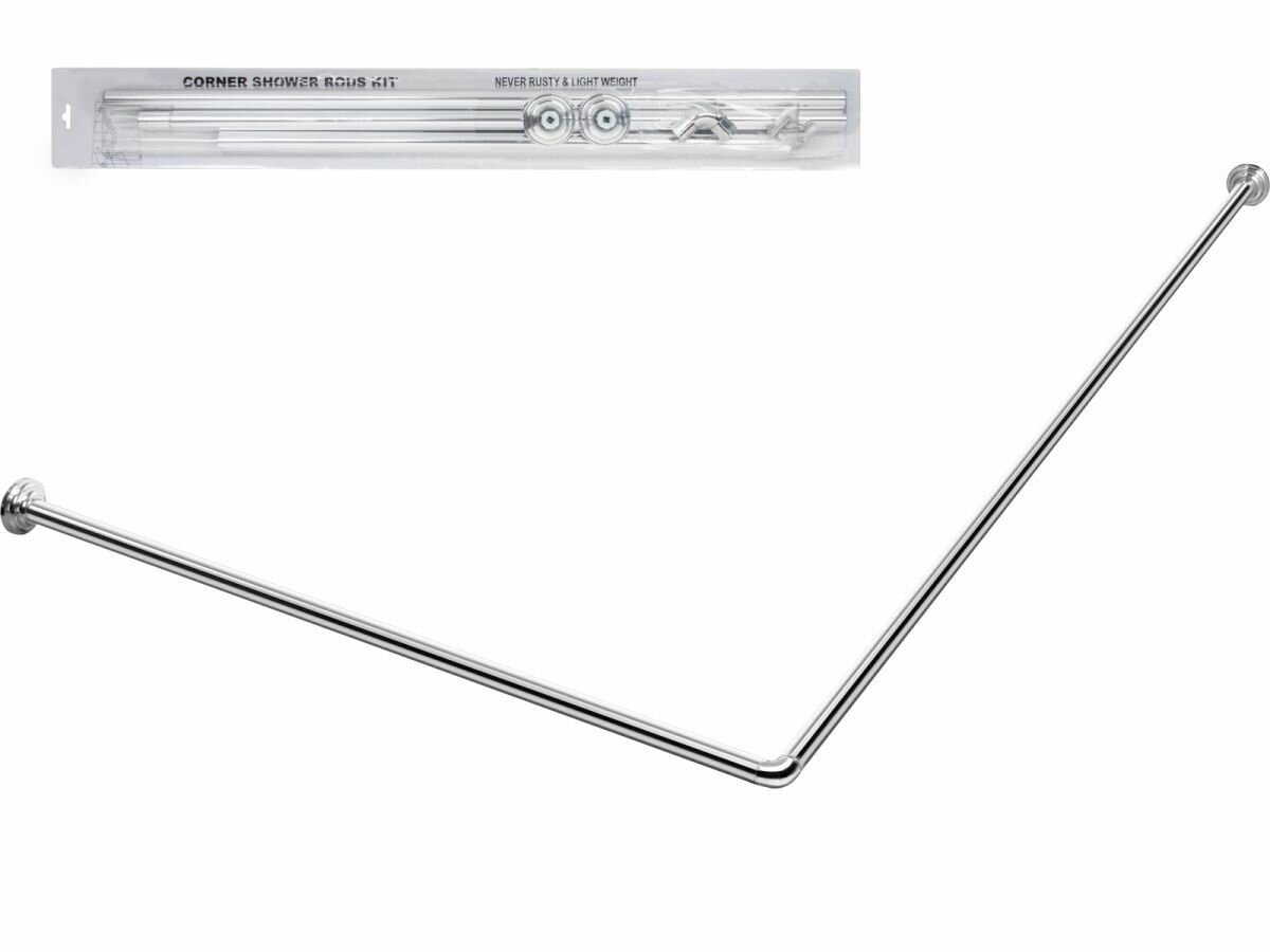 Карниз для ванной PERFECTO LINEA угловой 170х70 см (36-020105)