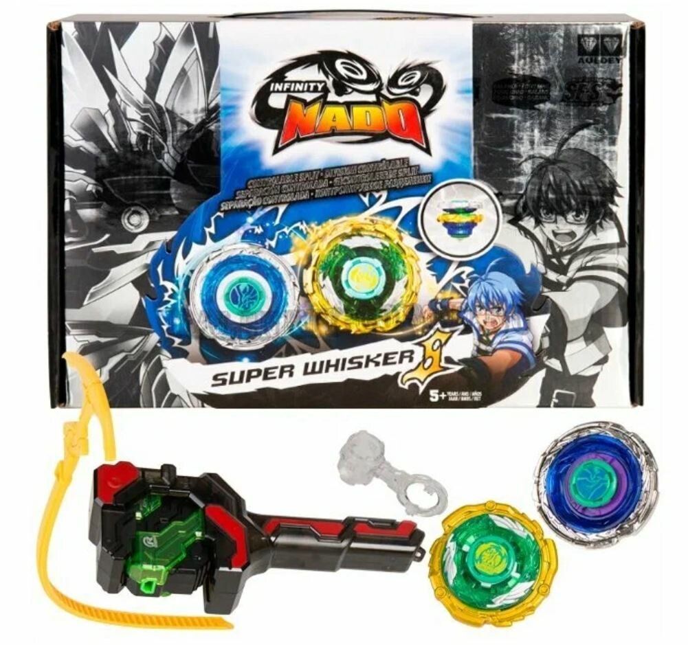 Волчок Infinity Nado Super Whisker Крэк 36063 - фото №1