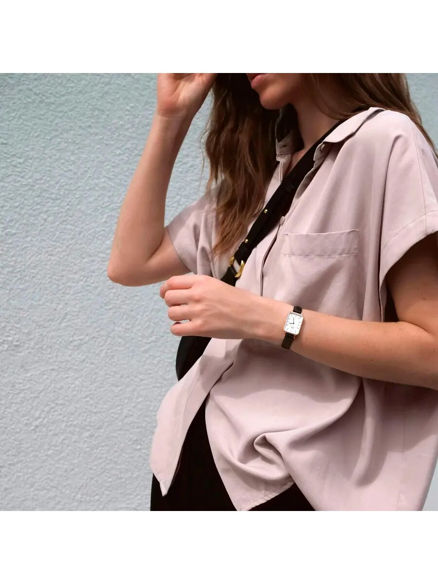 Наручные часы Daniel Wellington Quadro, золотой — фото 1