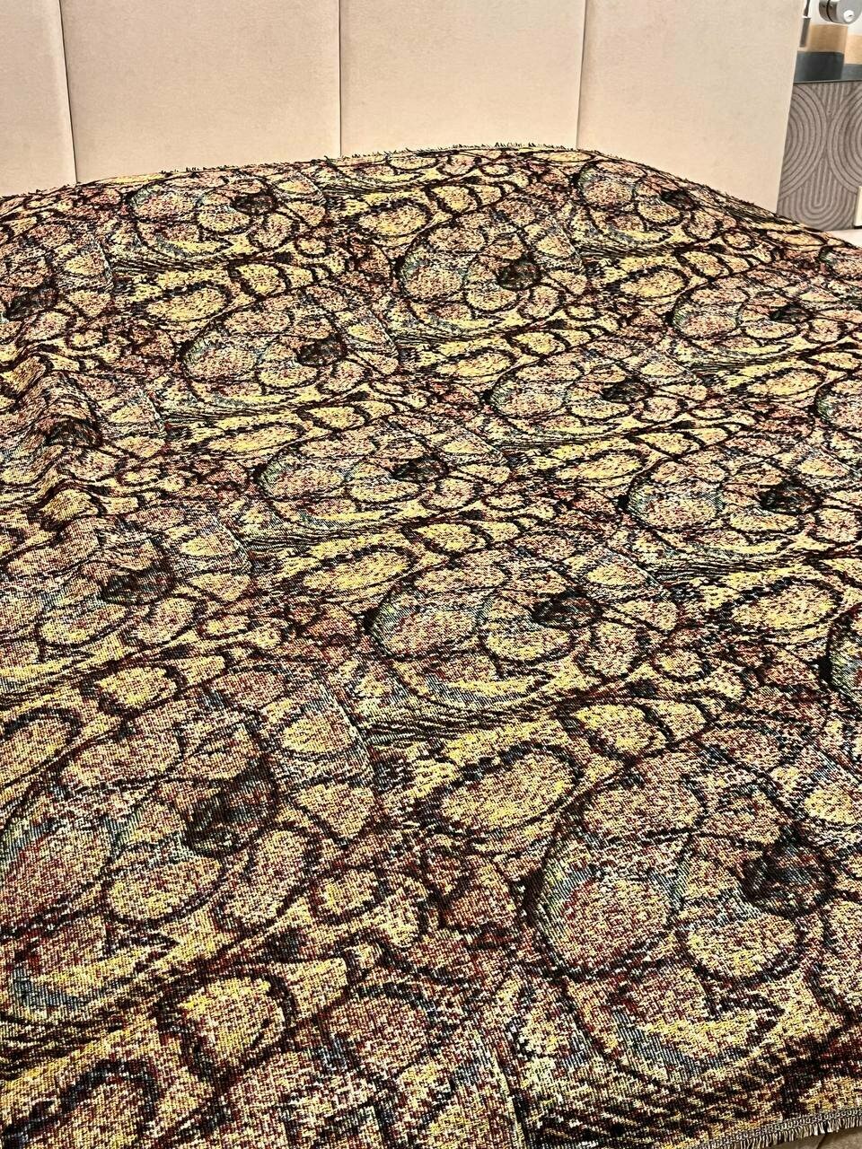 Покрывало на кровать/диван полуторное/полутороспальное 15-спальное хлопок/хб гобелен