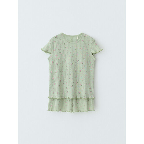 Пижама Sela, размер 116/122, зеленый