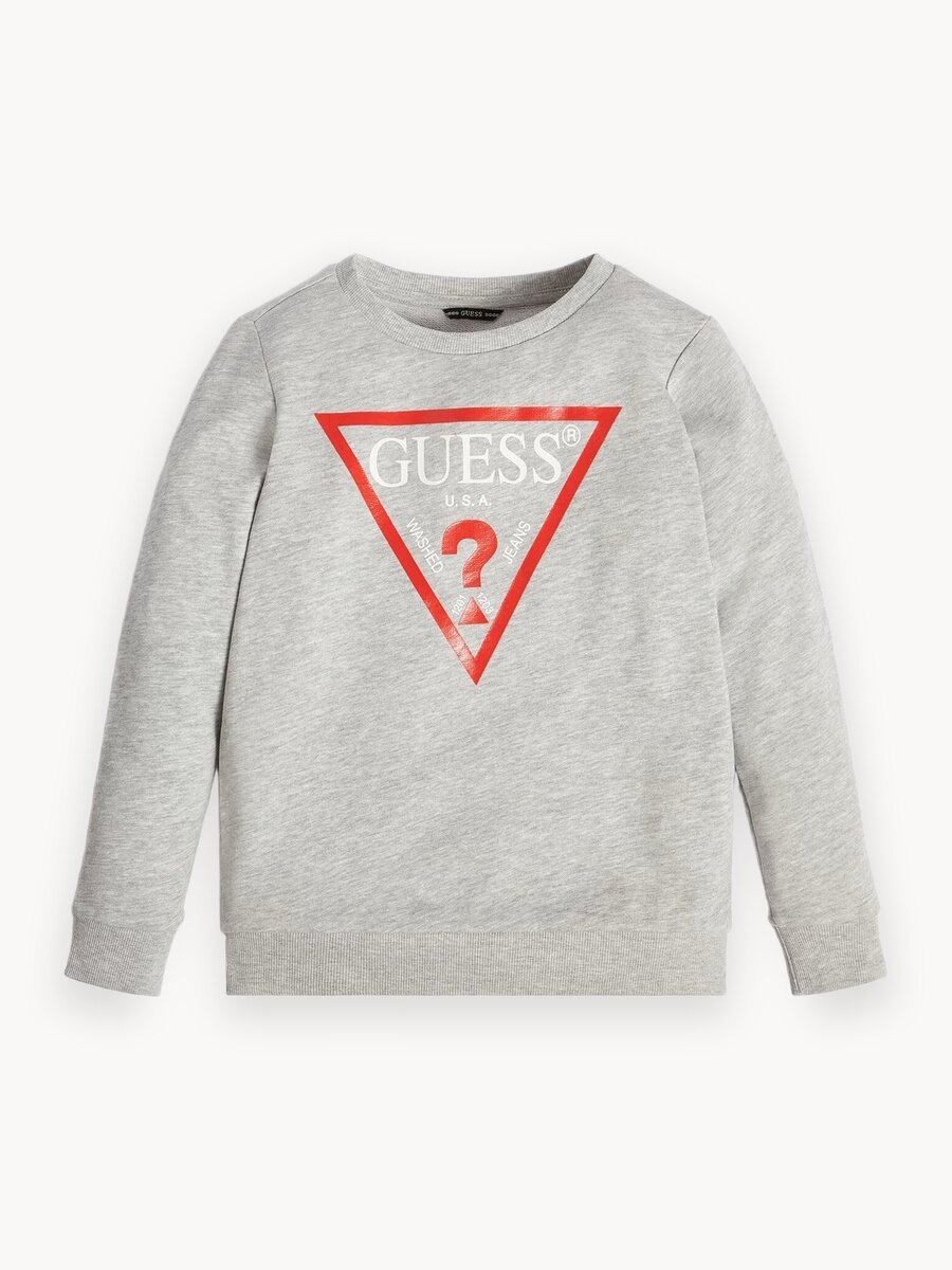 Джемпер GUESS LS Fleece_Core, размер 7, серый
