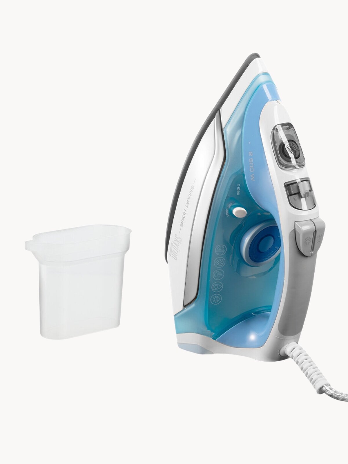 Утюг REDMOND SkyIron RI-C273S, Голубой, управление со смартфона, вертикальное отпаривание, автоотключение