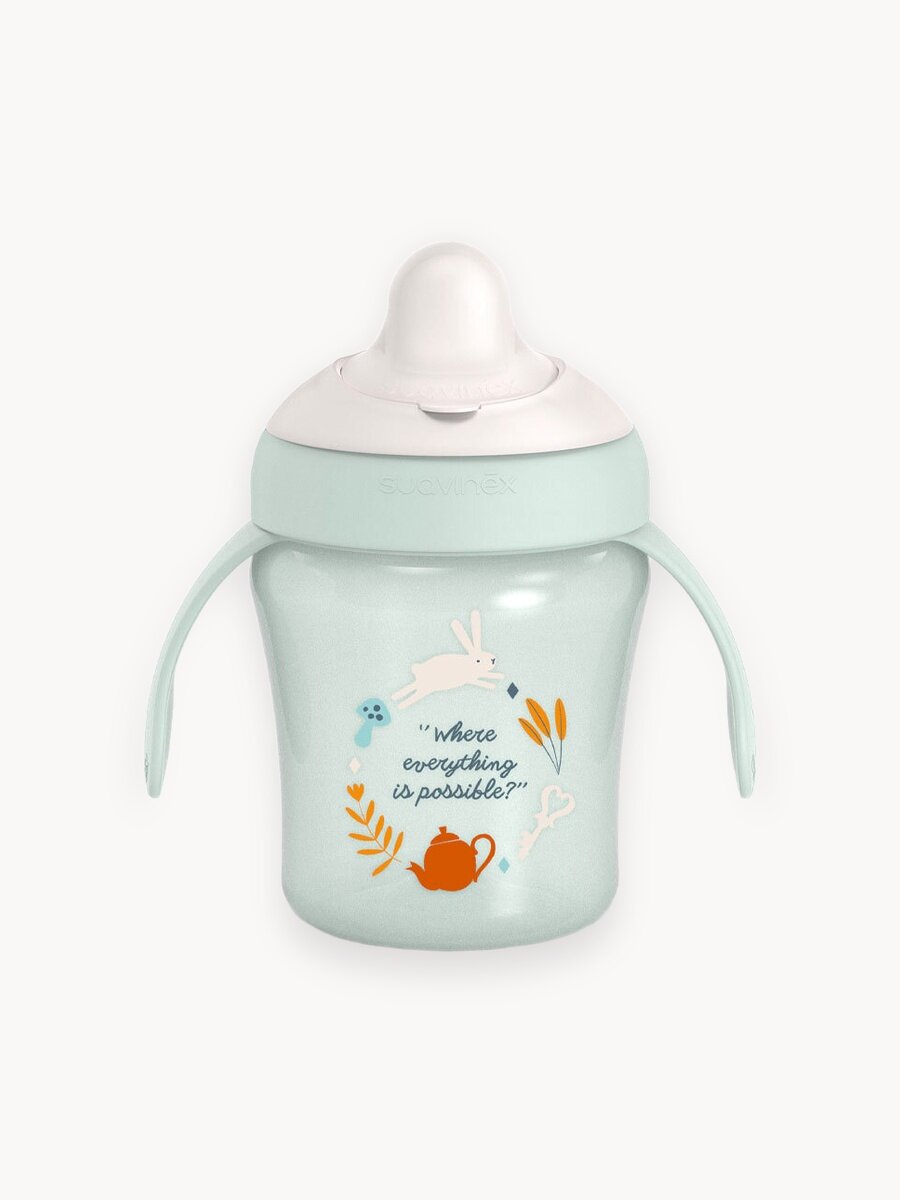 SUAVINEX поильник детский 200 мл. с жестким носиком, непроливайка, бутылочка для кормления