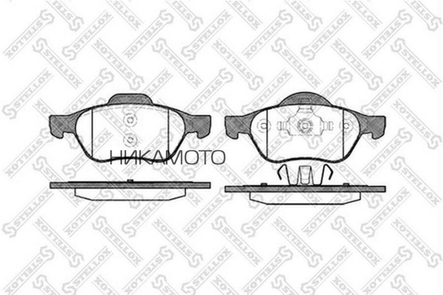 STELLOX 973000SX 973 000-SX 962 00=FDB1440 ! колодки дисковые п.\ Renault Laguna 1.6i/1.8i/1.9DCi 01> диск 15'