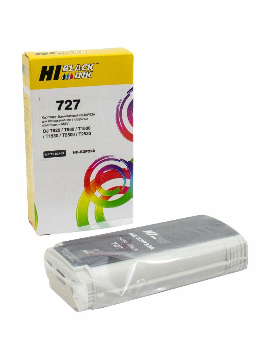 Картридж струйный B3P22A черный матовый