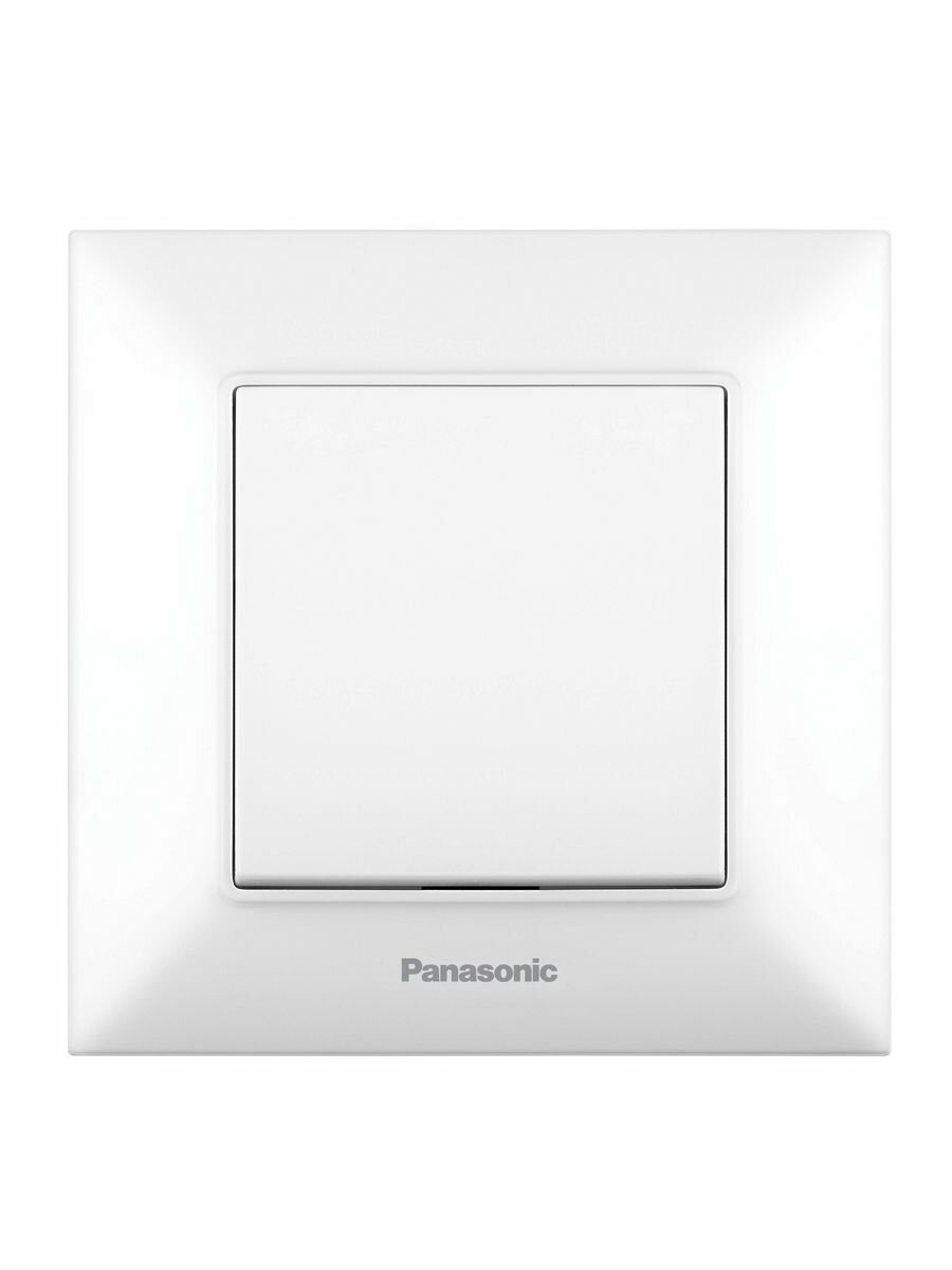 Выключатель Panasonic Arkedia Slim WNTC00432WH-RU скрыт. 1кл. 2хпол. IP20 белый упак.1шт