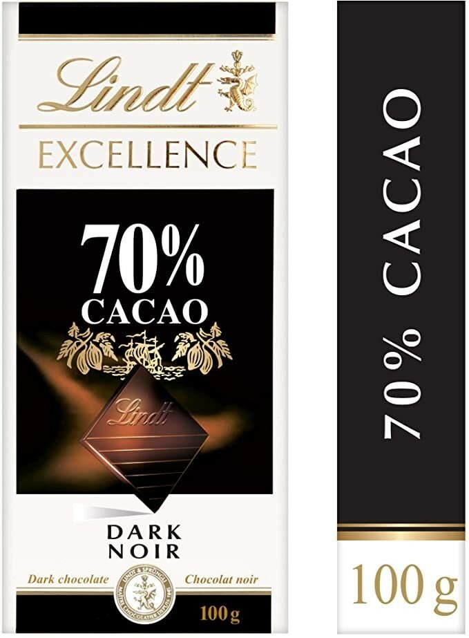 Шоколад Lindt Excellence горький 70% какао, 100 г