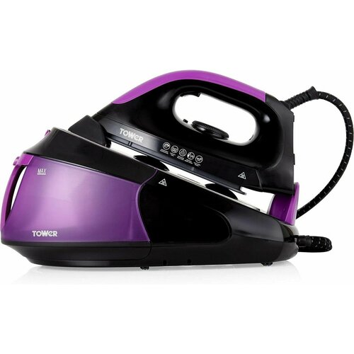 Утюг Tower Ceraglide Steam Generator 1.7 л (Black and Purple)