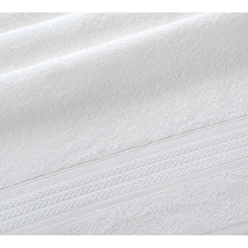 Полотенце 40х70 см махровое (Oqtosh Tekstil) Утро молочный
