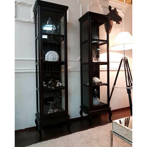 Шкаф-витринa Прованс Marcel Chateau 47x36x190 MariaStefania H827 S01 57000₽