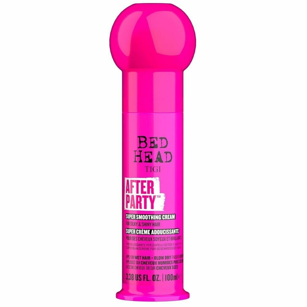 TIGI Bed Head Разглаживающий крем для придания блеска и свежести волосам After Party, 100 мл.