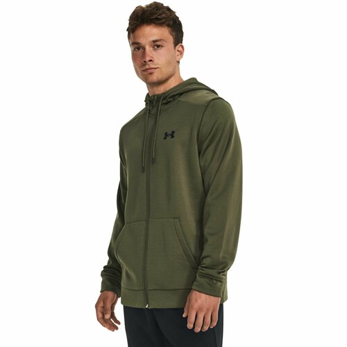 Толстовка спортивная Under Armour, размер XL, зеленый толстовка under armour ua rush fleece fz hoodie sm мужчины