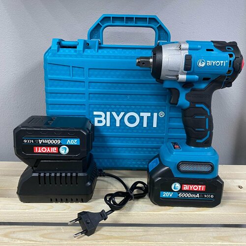 Гайковерт аккумуляторный бесщеточный ударный 20В 350 Нм с двумя батареями Винтоверт 739000₽