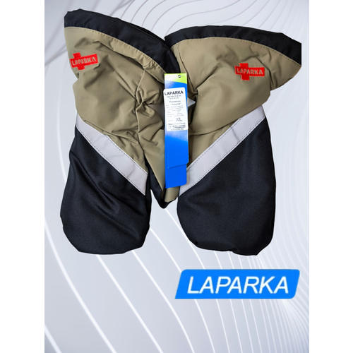 фото Варежки laparka, размер xl, хаки, зеленый