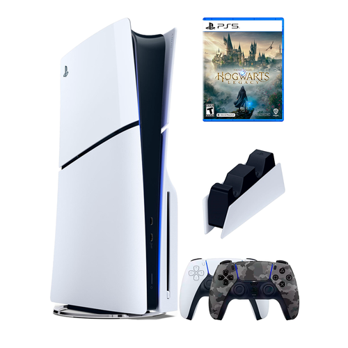PS5 ПС5 Игровая приставка Sony PlayStation 5 Slim disc 2-й геймпад камуфляж зарядное игра Hogwarts 9649900₽