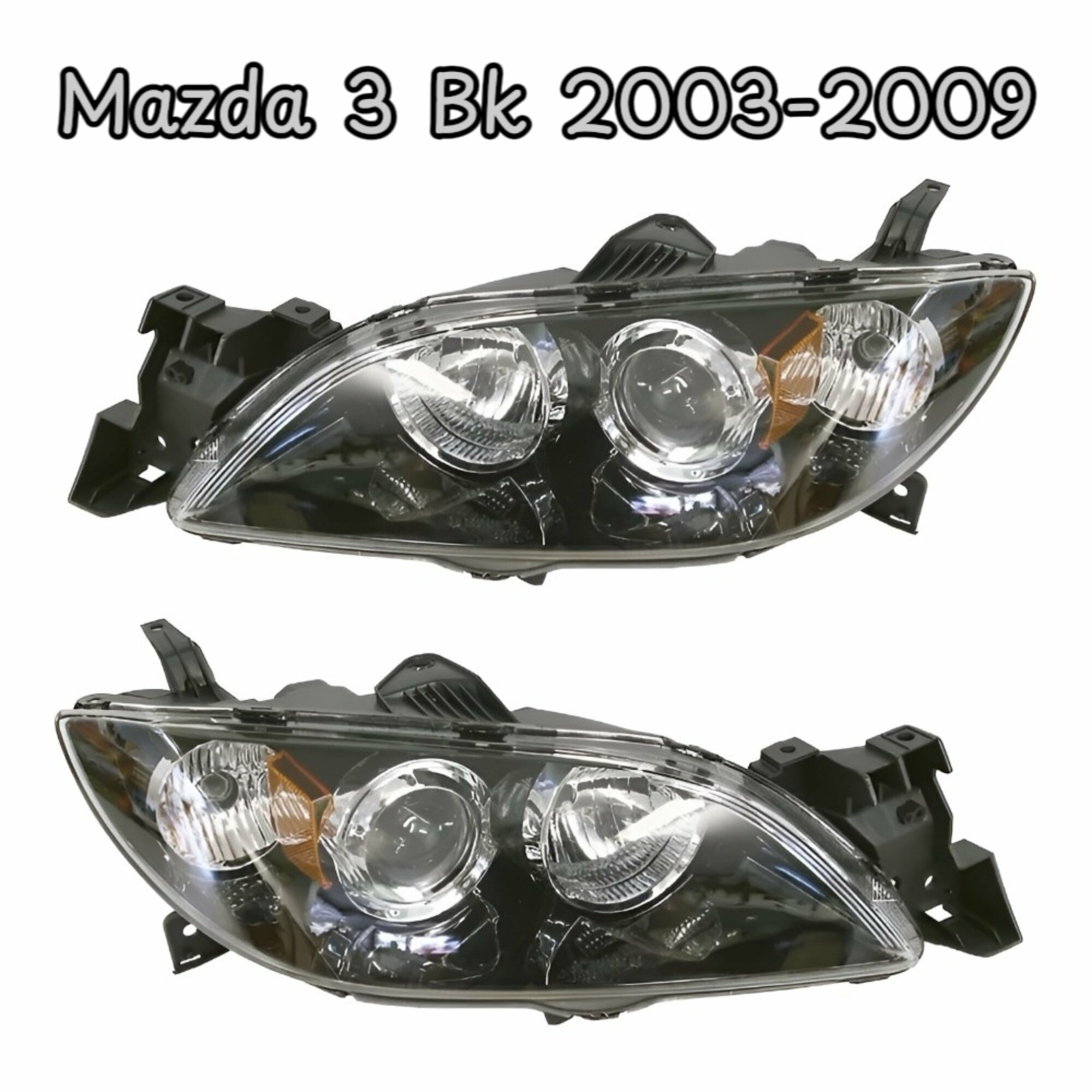 Фара передняя левая головного света Mazda 3 Bk 2003-2009