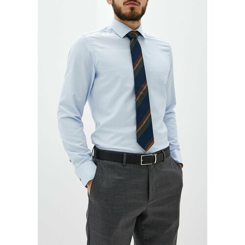 фото Рубашка bawer, размер xl, голубой