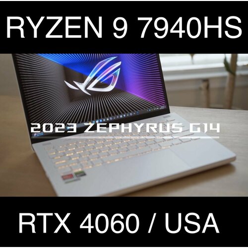 Asus ROG Zephyrus G14 Ryzen 9 7940HS RTX 4060 32GB 25K 165HZ 500NIT 18999000₽
