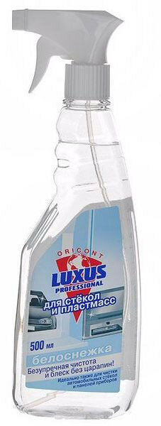 Спрей Luxus Professional Белоснежка для стёкол и пластмасс, 500 мл - фотография № 7