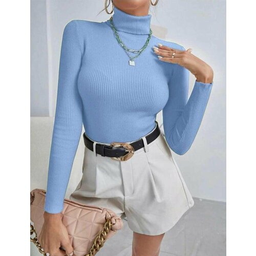 фото Водолазка, размер 42/46, голубой onlyyou