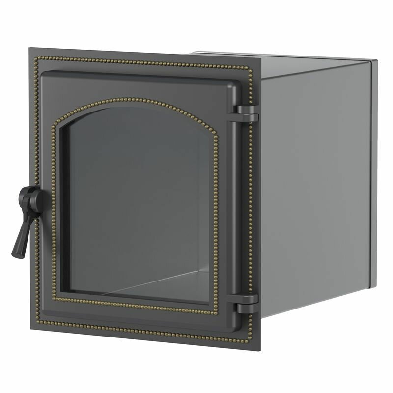 фото Духовка печная Везувий (220) стальная с чугунной дверцей (Бронза)