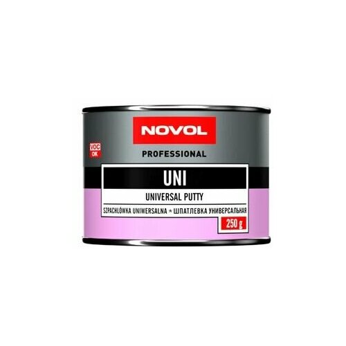 Шпатлевка Автомобильная Novol Professional Universal Putty универсальная, (+отвердитель), банка 250г