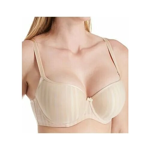 фото Бюстгальтер panache, размер 75f, бежевый