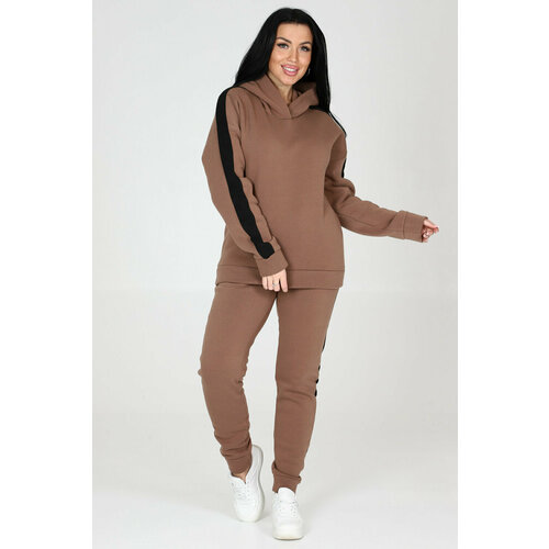 фото Костюм натали, размер 50, бежевый, коричневый