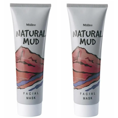 Маска для лица Mistine Природная грязь, натуральная, 85 гр, 2 шт.