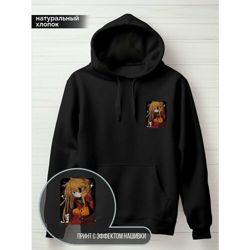 фото Худи hypnotica, размер m, черный