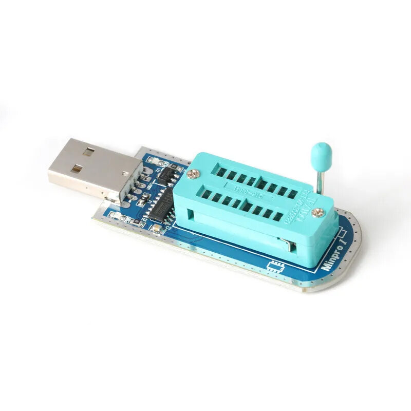 USB EEPROM / SPI FLASH программатор Minpro I (переходник smd-dip в комплекте), 1 шт.