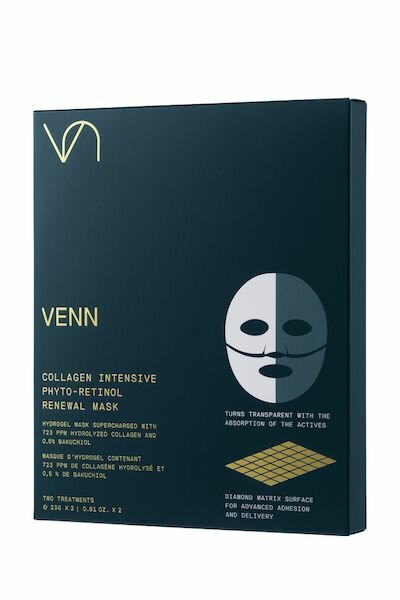 VENN Collagen Intensive Phyto-Retinol Renewal Mask Обновляющая гидрогелевая маска для лица с коллагеном и фито-ретинолом 2*23 гр