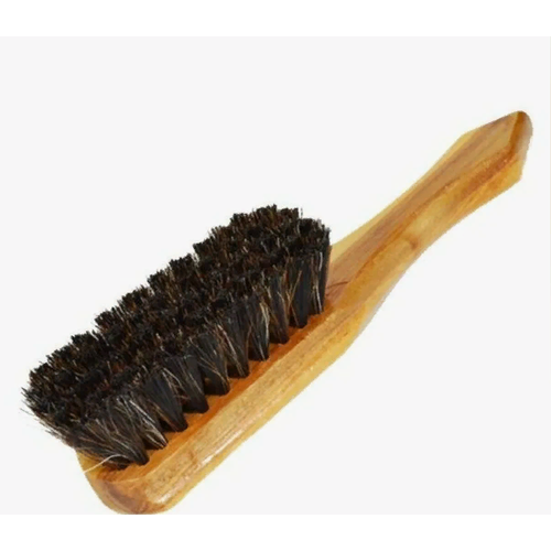 Щетка для обуви с ручкой и натуральной щетиной 20 см 448₽