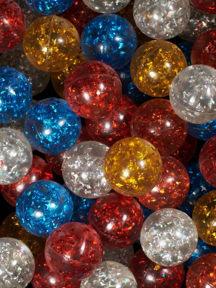 Мячи-прыгуны Skyballs "Звёздный", каучук, диаметр 32 мм, 25шт