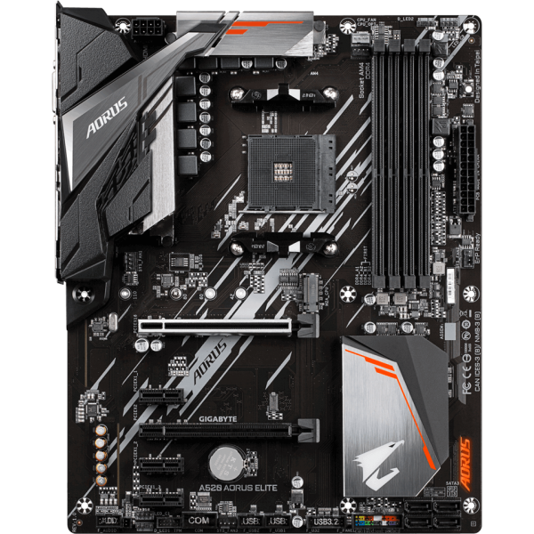 Материнская плата Gigabyte A520 AORUS ELITE (V1.2) Soc-AM4 4xDDR4 ATX AC`97 8ch(7.1) GbLAN RAID+DVI+HDMI