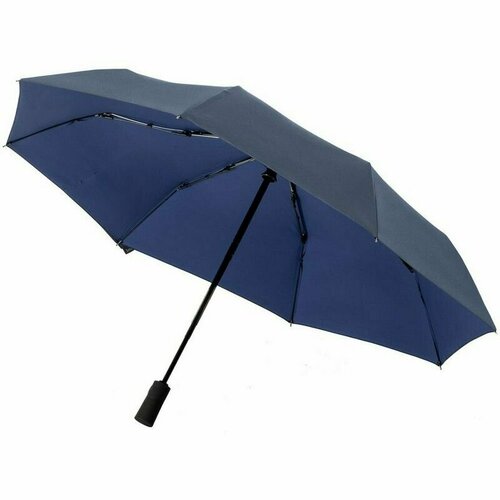 Зонт-трость Indivo, механика, 2 сложения, купол 94 см, синий