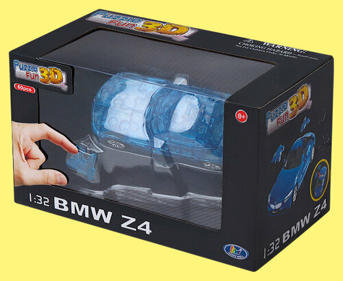 Головоломка-пазл 3D BMW Z4 (синяя)
