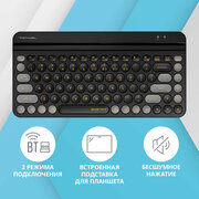 Клавиатура A4Tech Fstyler FBK30 черный/серый USB беспроводная BT/Radio slim Multimedia (FBK30 BLACKC