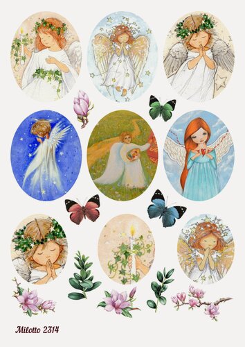 Изображение товара Декупажная рисовая карта А4 Пасха dec2314