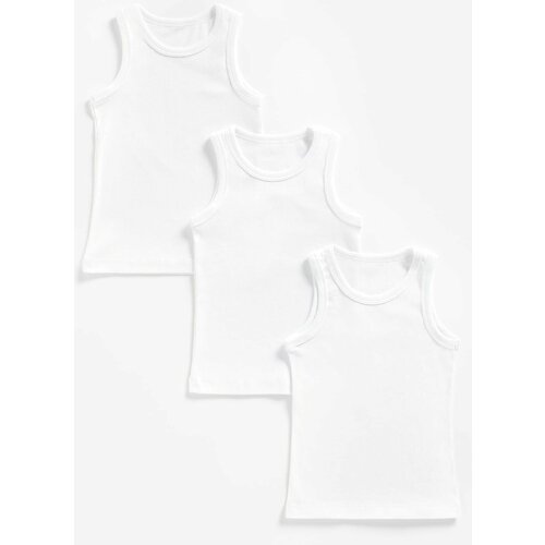 фото Майка mothercare, 3 шт., размер 110, белый